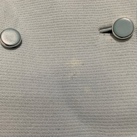 VINTAGE REAL FUR DOUBLE BREAST WOOL JACKETS SIZE S - Picture 8 of 9